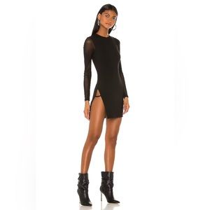 Nia Bodycon Dress in Black